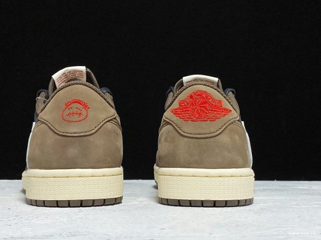 Low CQ4277-001 Air OG Travis Dark Jordan x SP 1 Scott Mocha 0702